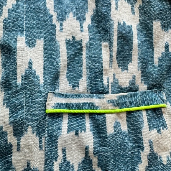 Staci Woo Anthropologie Ikat/Damask Print Blazer/Jacket - Picture 10 of 11